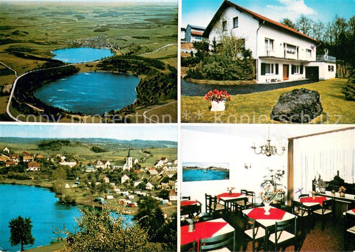 Mehren Daun Fliegeraufnahmen Garni Pension Haus Ingrid Gaststube