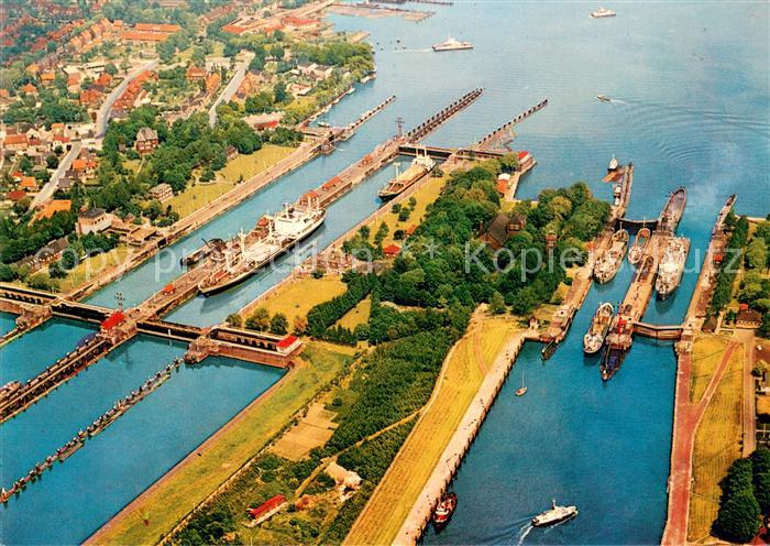 Brunsbuettel Schleusenanlagen Fliegeraufnahme