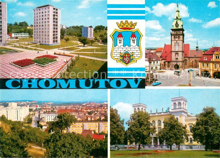 Chomutov Sidliste Namesti 1 maje Celkovy pohled Divadlo Klub VTZ