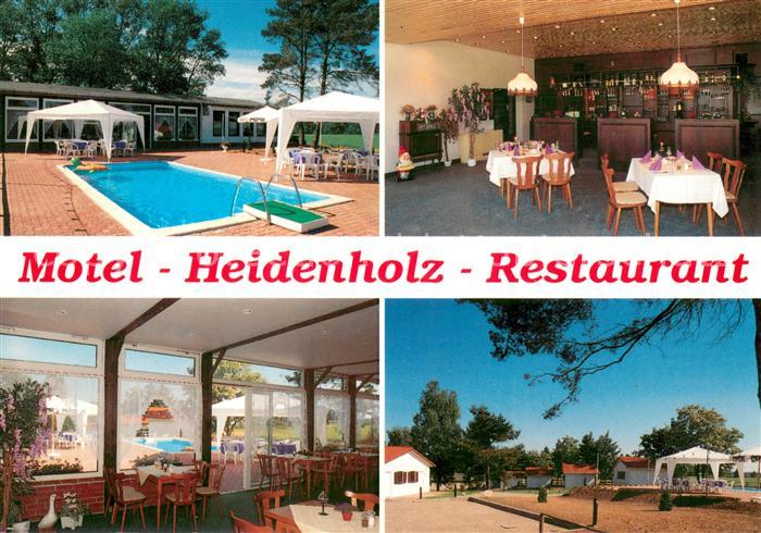 Plau See Motel Heidenholz Restaurant Gastraeume Pool