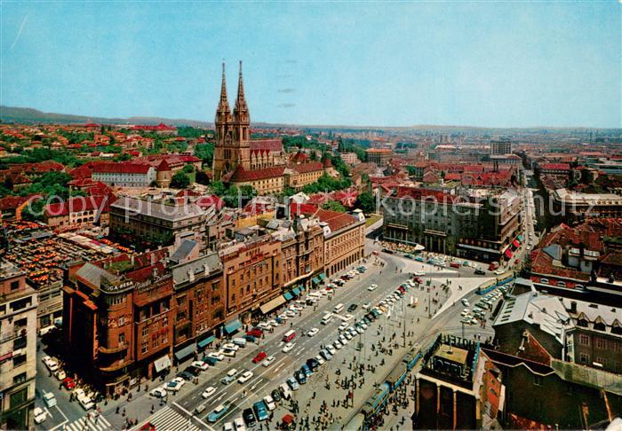 Zagreb Fliegeraufnahme