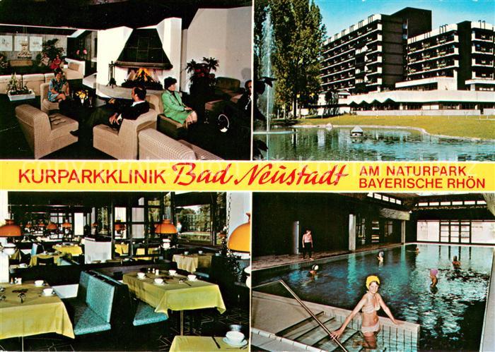 Bad Neustadt Kurparkklinik Kaminzimmer Speisesaal Hallenbad