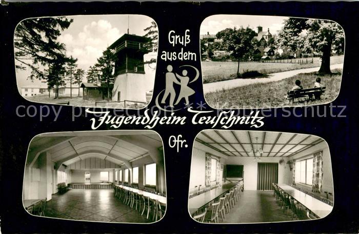 Teuschnitz Jugendheim Teuschnitz Speisesaal Aussichtsturm Park