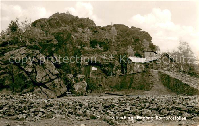 Silberberg Bodenmais Eingang Barbarastollen
