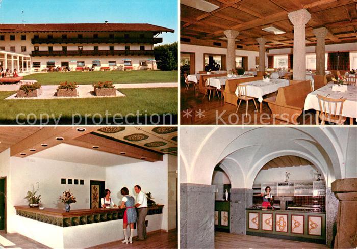 Brannenburg Erholungsheim der DPG Brannenburg Gastraeume Rezeption Theke