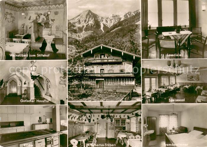 Ettenhausen Schleching Alpenhotel Pension Edelweiss Weinstueberl zum Stiftshof G
