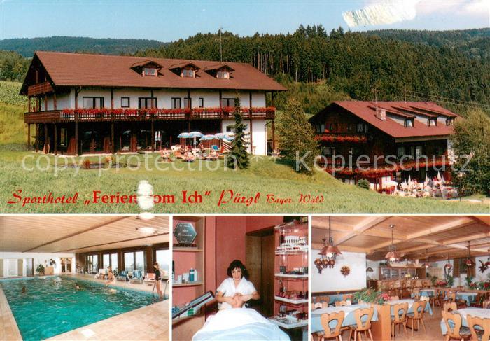Puergl Bogen Niederbayern Sporthotel Ferien vom Ich Hallenbad Massage Gaststube