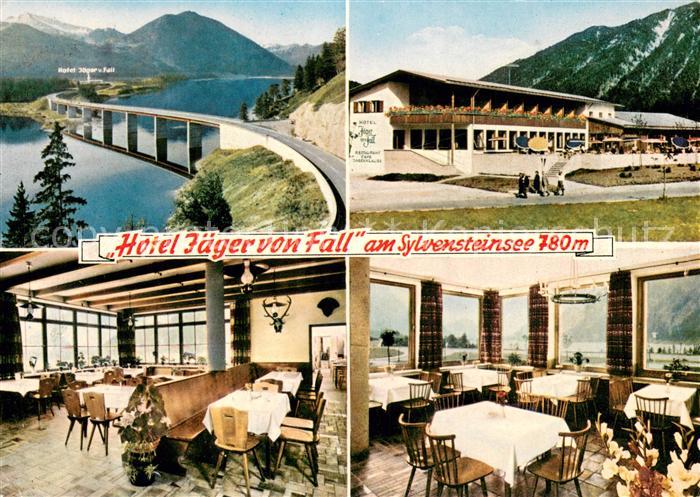 Sylvensteinsee Lenggries Hotel Jaeger von Fall Restaurant Cafe Jaegerklause