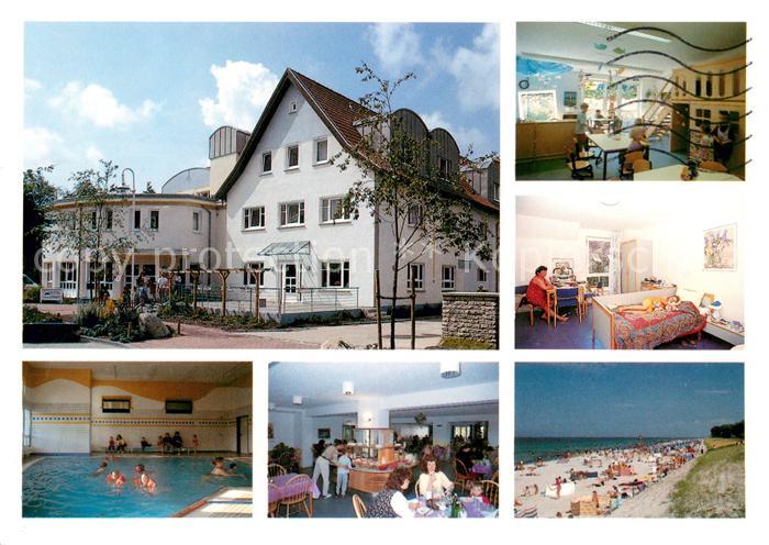 Zingst Ostseebad AW Haus am Meer Mutter und Kind Kurhaus Hallenbad Speisesaal St