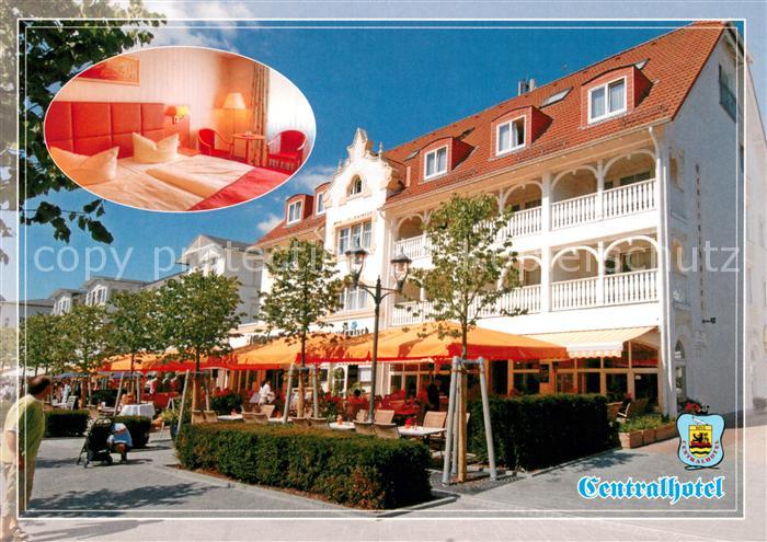 Binz Ruegen Centralhotel Terrasse