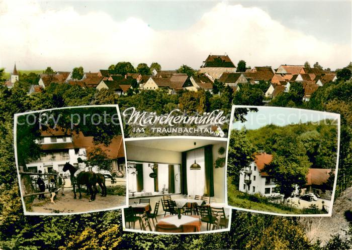 Berg Neumarkt Gasthof Pension Maerchenmuehle Reitmoeglichkeit Gaststube