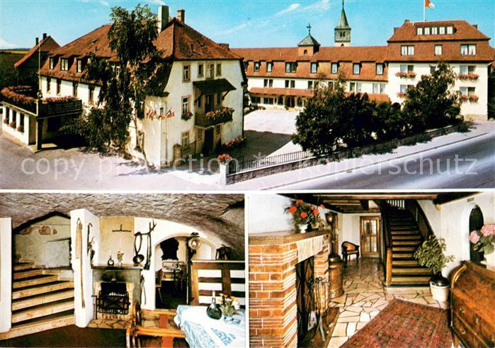 Biebelried Hotel Leicht Kaminzimmer Treppenaufgang