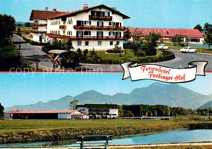 Bernau Chiemsee Ferien Hotel Farbinger Hof Panorama