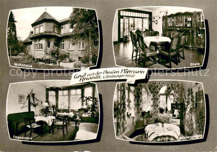 Brockhoefe Wriedel Pension Niemann Wohnhaus Diele Tagesraum Wintergarten