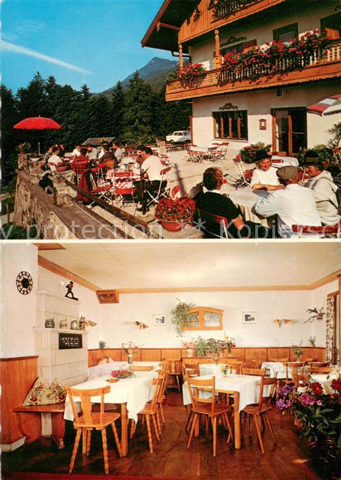Toerwang Berggasthof Pension Duftbraeu Terrasse Gaststube