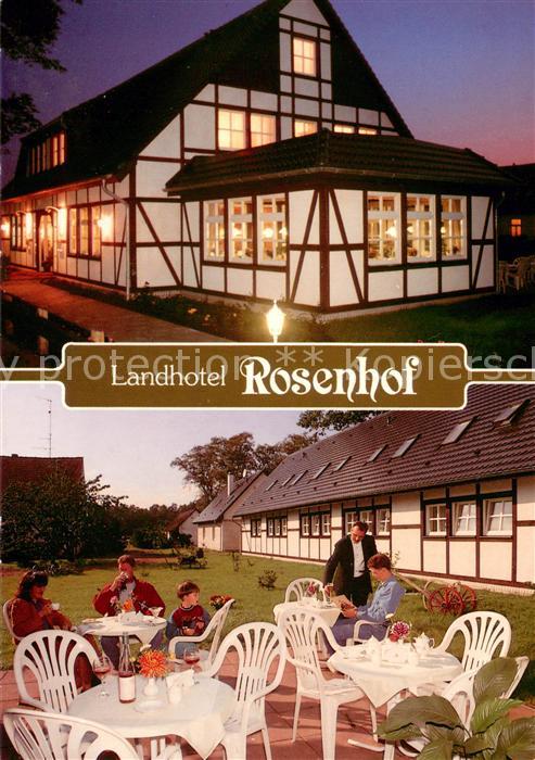 Plau See Landhotel Rosenhof Gartenterrasse