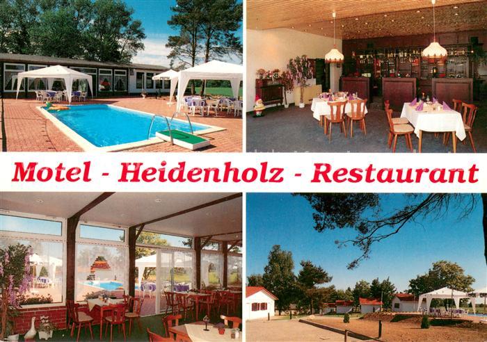 Plau See Motel Heidenholz Restaurant Pool Gastraeume