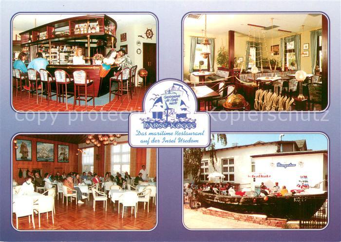 Koserow Ostseebad Usedom Hotel Restaurant Hanse Kogge Bar Gastraeume