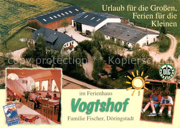 Doeringstadt Fliegeraufnahme Ferienhaus Vogtshof Gaststube