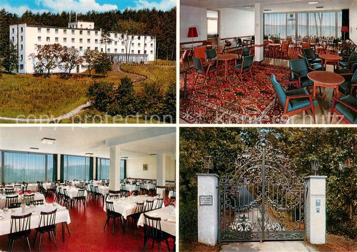 Bad Kissingen Deegenberg Sanatorium Gastraeume Eingang