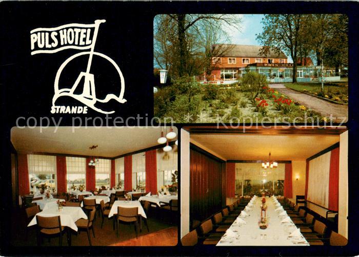 Strande Holstein Puls Hotel Gastraum Festtafel