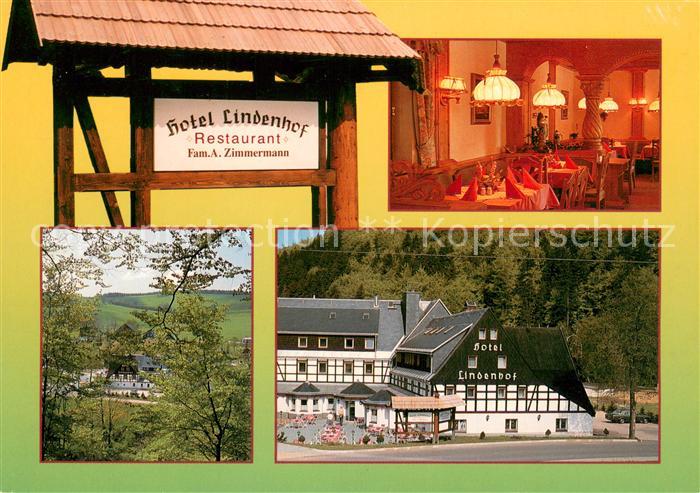 Holzhau Brand-Erbisdorf Hotel Lindenhof Restaurant Panorama