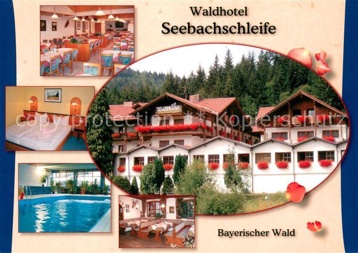 Bayerisch Eisenstein Waldhotel Seebachschleife Gastraum Zimmer Hallenbad