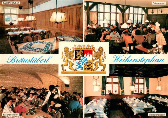 Weihenstephan Freising Braeustueberl Weihenstephan Gastraeume Gewoelbekeller