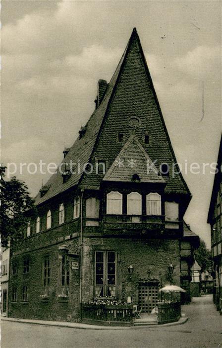GOSLAR Harz Niedersachsen Hotel Brusttuch Historisches Gebaeude 16. Jhdt.