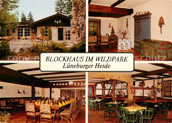 Nindorf Nordheide Restaurant Cafe Blockhaus im Wildpark Lueneburger Heide