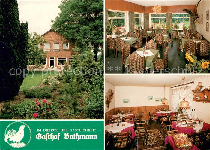 Hahnenknoop Gasthof Bathmann Restaurant Garten