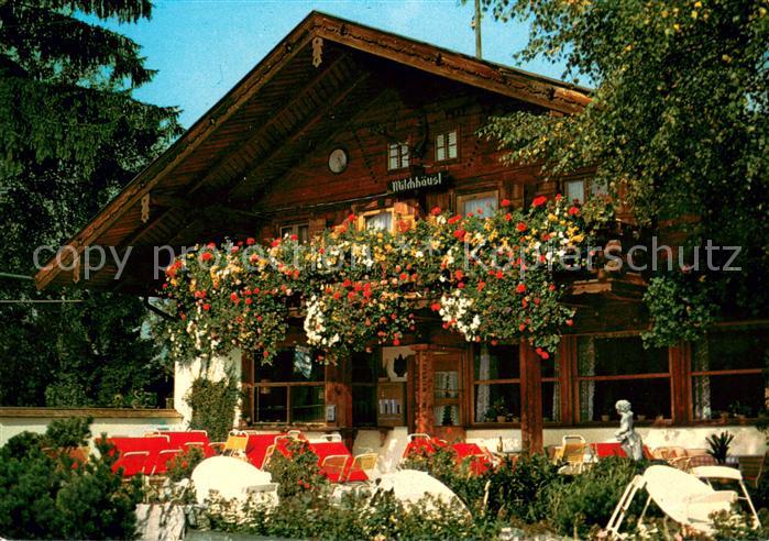 Schliersee Milchhaeusl Cafe Pension Terrasse