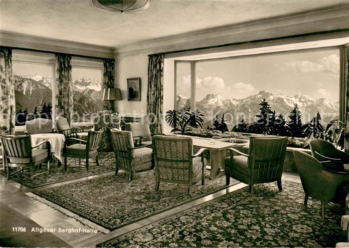 Sonthofen Oberallgaeu Kur- und Sporthotel Allgaeuer Berghof Halle Alpenblick