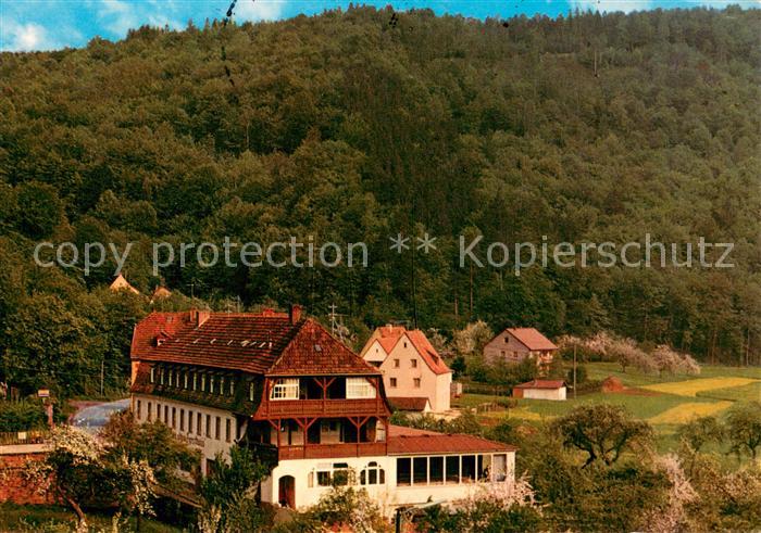 Schoenau Gemuenden Gaststaette Cafe Pension Zum alten Forsthaus
