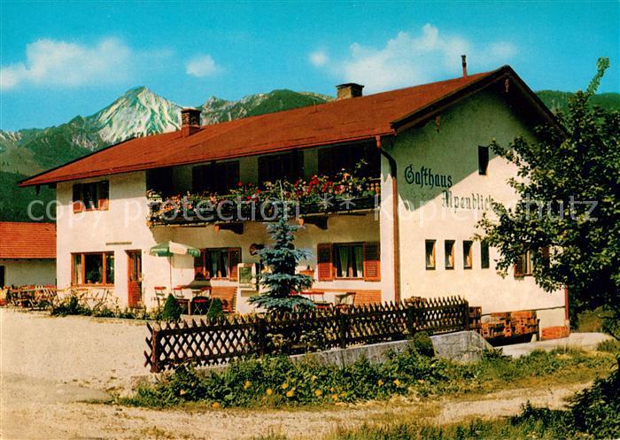 Achberg Traunstein Gasthaus Alpenblick