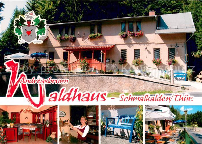 Schmalkalden Thueringen Ausflugsgaststaette Waldhaus Andreasbrunn Terrasse
