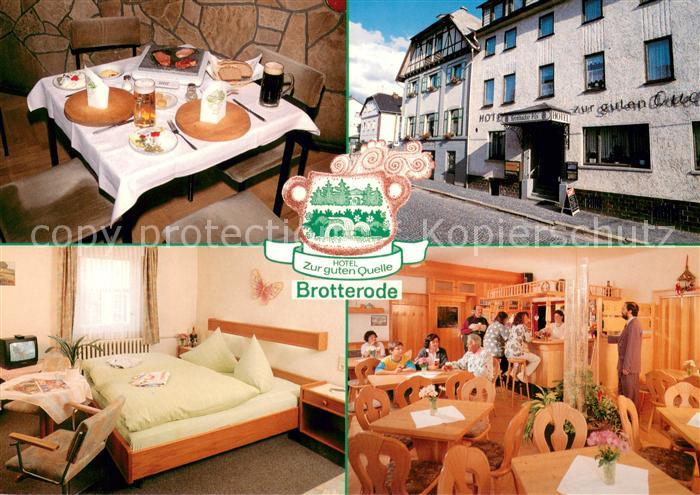 Brotterode Hotel Zur guten Quelle Restaurant Fremdenzimmer