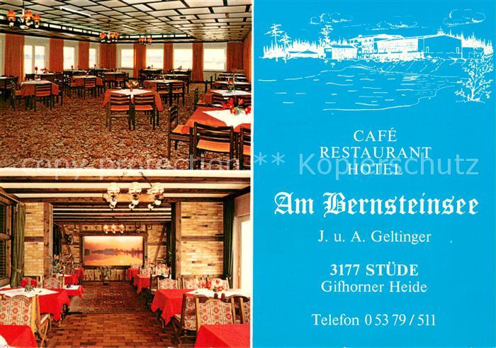 Stuede Cafe Restaurant Hotel Am Bernsteinsee Gifhorner Heide