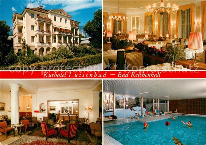 Bad Reichenhall Kurhotel Luisenbad Restaurant Aufenthaltsraum Hallenbad