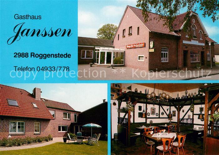 Roggenstede Gasthaus Janssen Gaststube Garten