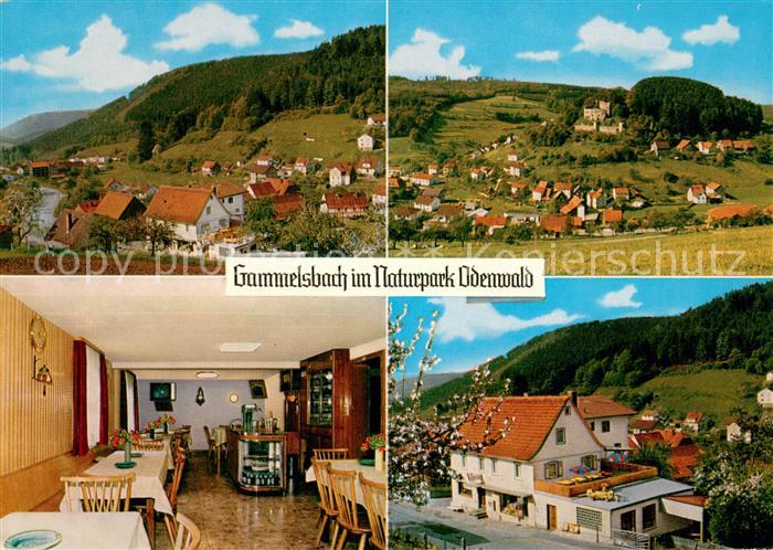 Gammelsbach Gasthaus Pension Zum kuehlen Krug Panorama Naturpark Odenwald