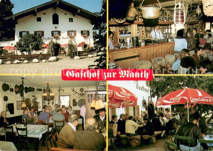 Staudach Grassau Gasthof zur Mauth Restaurant Theke