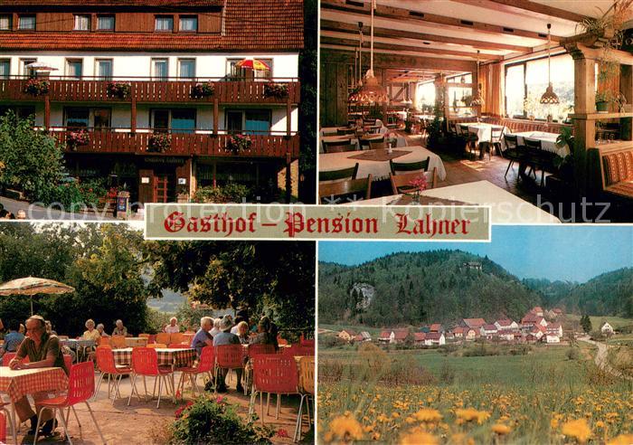 Veilbronn Gasthof Pension Lahner Restaurant Terrasse Landschaftspanorama