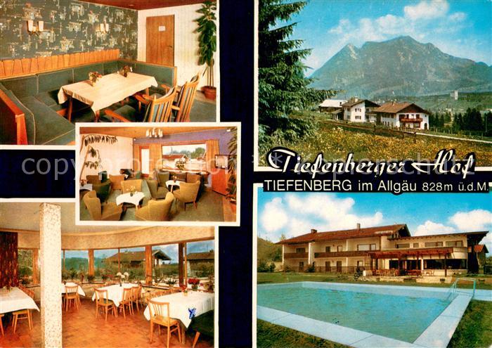 Tiefenberg Sanatorium Tiefenberger Hof Restaurant Swimming Pool Alpenblick