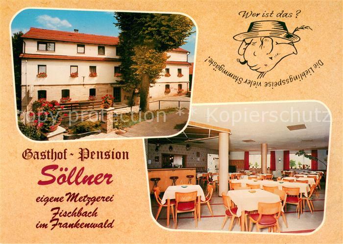 Fischbach Kronach Gasthof Pension Soellner Restaurant
