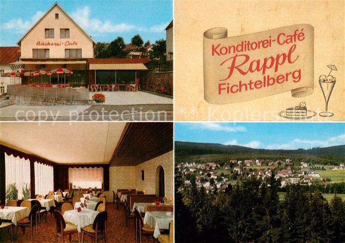 Fichtelberg Bayreuth Konditorei Cafe Rappi Gastraum Terrasse Panorama Fichtelgeb