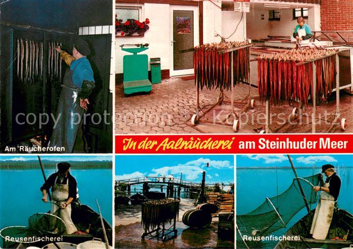 Steinhude am Meer Aalraeucherei Raeucherofen Reusenfischerei