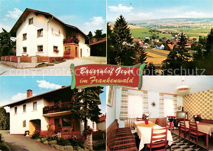 Losau Rugendorf Ferien auf dem Bauernhof Geyer im Frankenwald