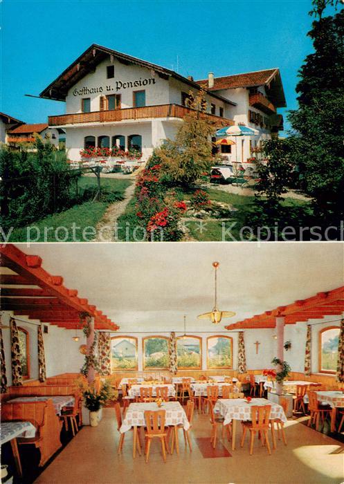 Baierbach Rosenheim Gasthaus Pension zum Simssee Gastraum Garten Terrasse