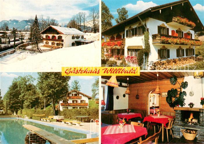 Arzbach Bad Toelz Gaestehaus Willibald Gastraum Swimming Pool Winterpanorama Alp